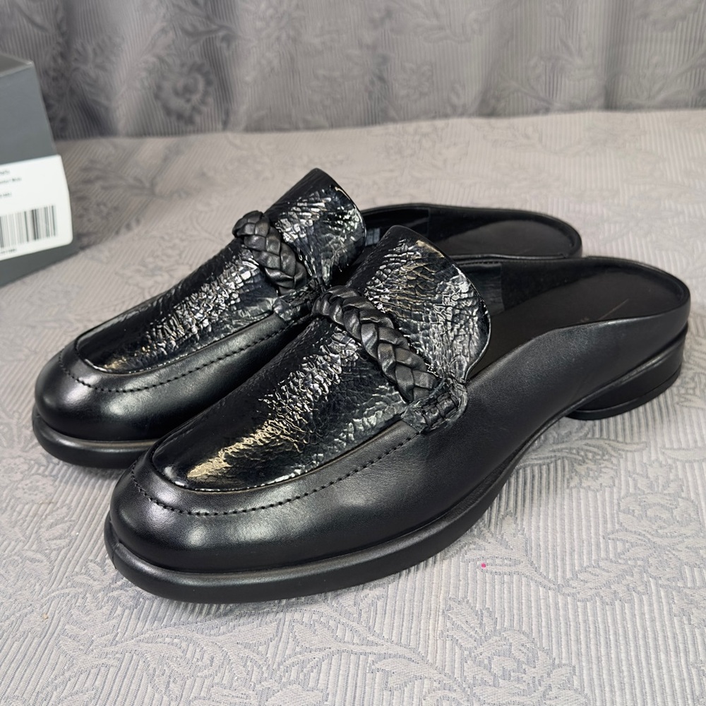 ECCO Sculpted LX Leather Slip-On Comfort Mules BLACK EU39  US 8/8.5